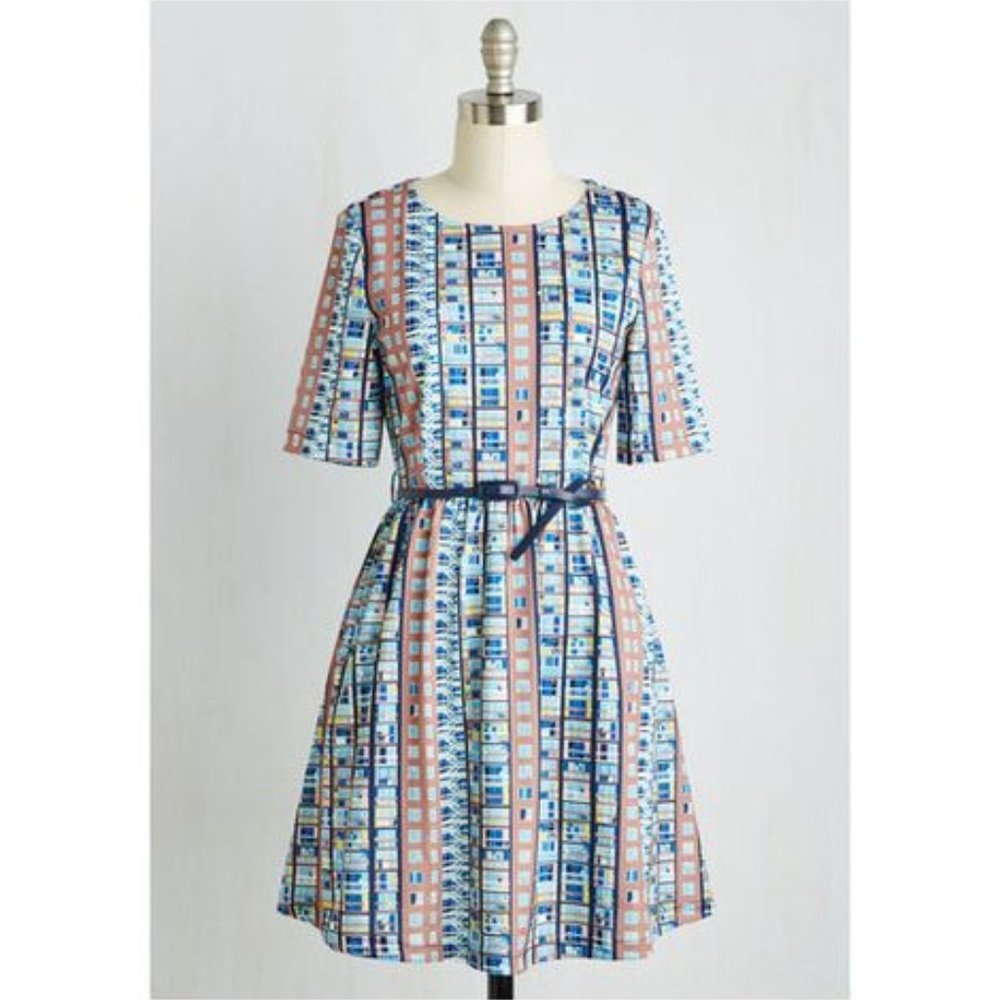SOLD - ModCloth Yumi Pros and Condos Dress - SOLD